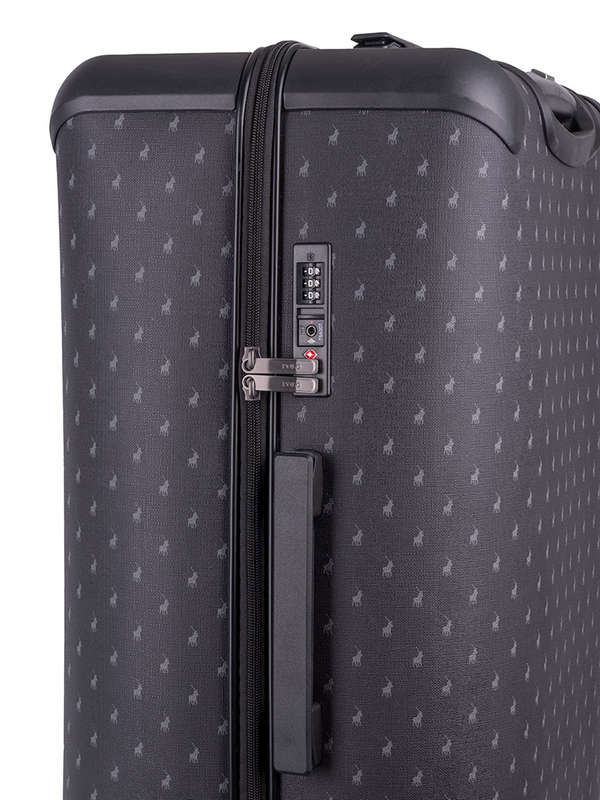 Polo Double Pack Large 4 Wheel Trolley Case grey