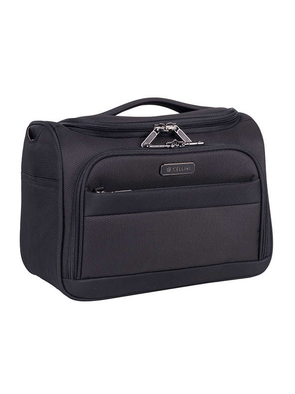 CELLINI MICROLITE SOFT BEAUTY CASE -BLACK