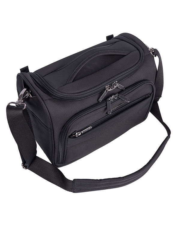 CELLINI MICROLITE SOFT BEAUTY CASE -BLACK