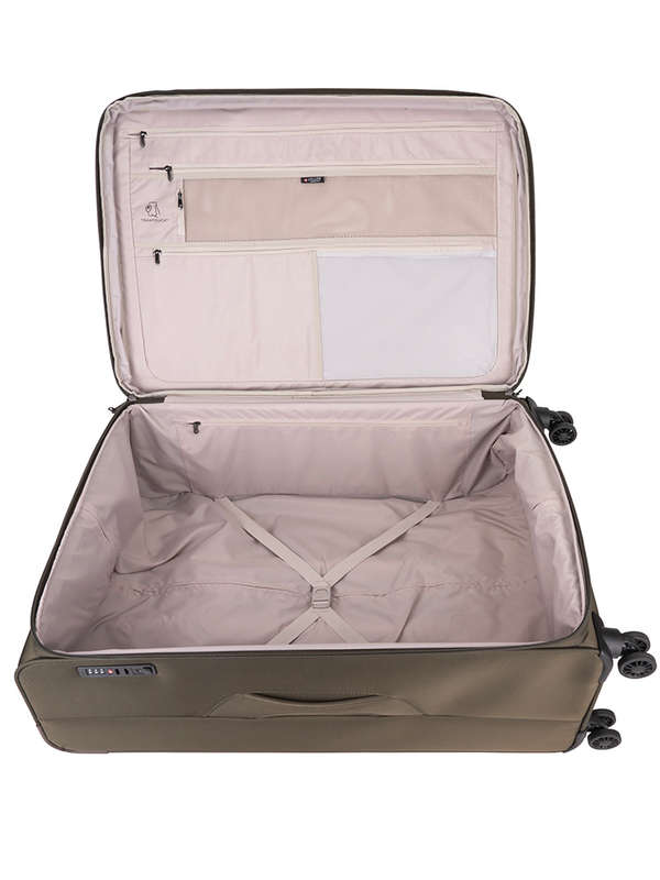 Cellini Microlite S Xtra Large 4 Wheel Trolley Case-SANDALWOOD