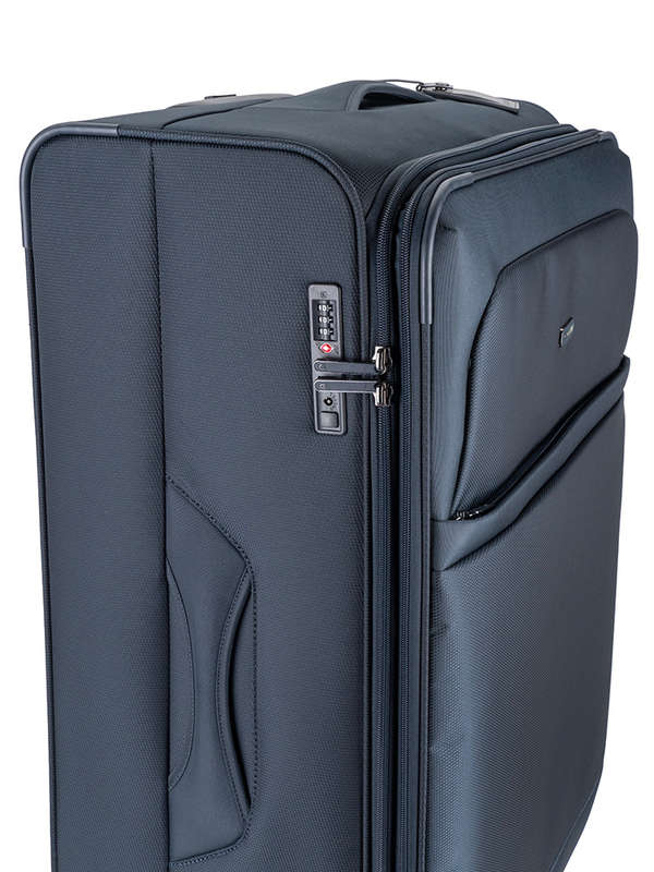 Cellini Microlite S Xtra Large 4 Wheel Trolley Case-NAVY