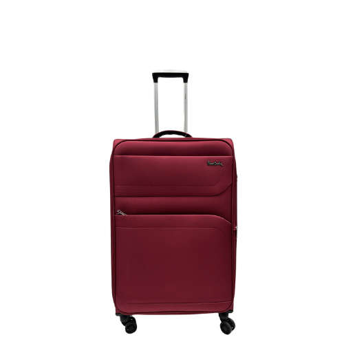 Pierre Cardin Lyon 65cm Trolley Suitcase-RED