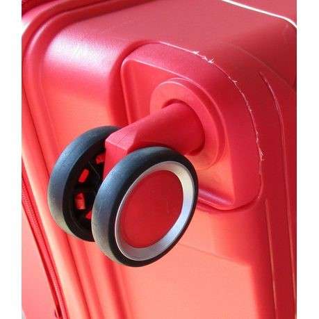 Unbreakable Travel Luggage 3 Piece Suitcases Spinner-RED