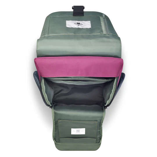 DELSEY SECURFLAP BAG - Backpack (PC Protection 16")-Burgundy