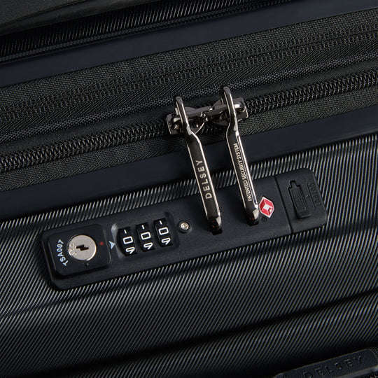 DELSEY SHADOW 5.0 Cabin suitcase - S Expandable Business (55cm)-BLACK