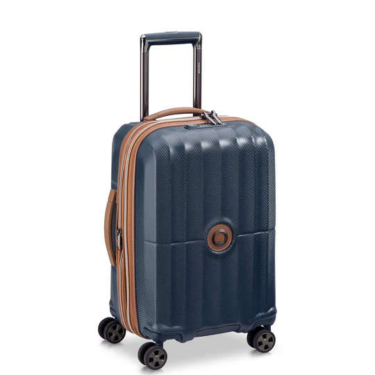 DELSEY ST TROPEZ SUITCASE - M Expandable(67cm)-BLUE