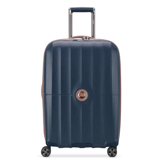 DELSEY ST TROPEZ SUITCASE - M Expandable(67cm)-BLUE