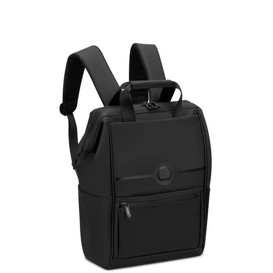 DELSEY TURENNE SOFT BACK PACK - Back Pack (PC Protection 14")-BLACK