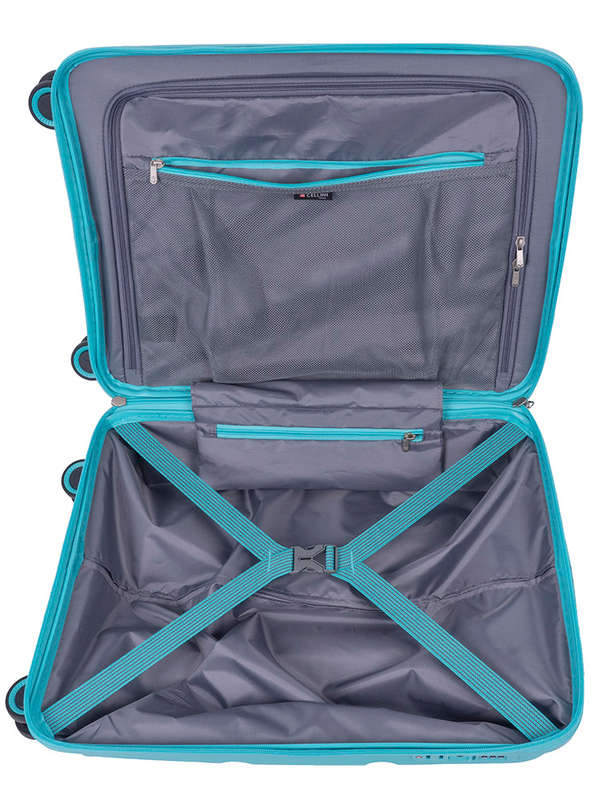 Cellini Cruze 55cm 4 Wheel Trolley Carry On-CERAMIC TURQUOISE