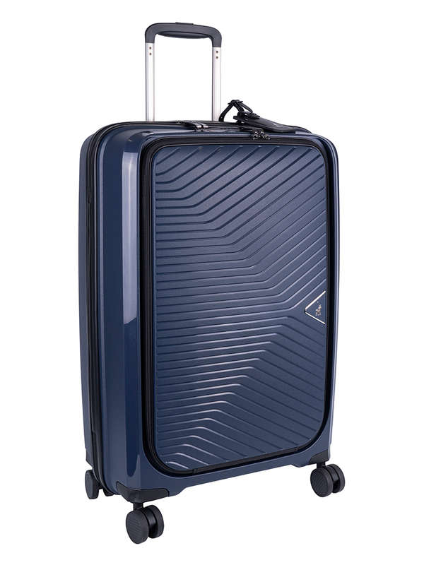 Polo Proflex Fusion Medium 4 Wheel Trolley Case-NAVY