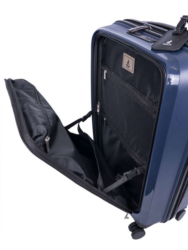 Polo Proflex Fusion Medium 4 Wheel Trolley Case-NAVY