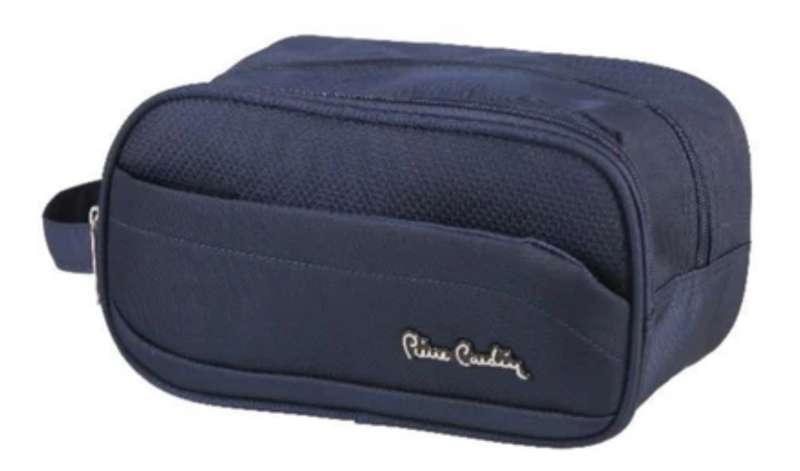 PIERRE CARDIN TOILETRY BAG -NAVY