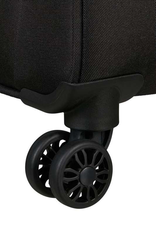 American Tourister Pulsonic 4 Wheels Cabin 55 cm -BLACK
