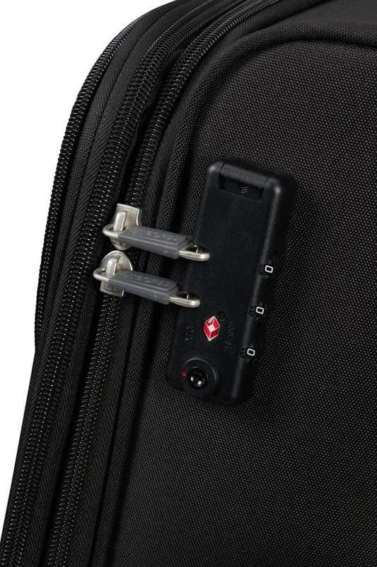 American Tourister Pulsonic 4 Wheels Cabin 55 cm -BLACK