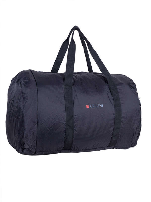 CELLINI ACCESSORIES FOLABLE DUFFEL BAG  BLACK