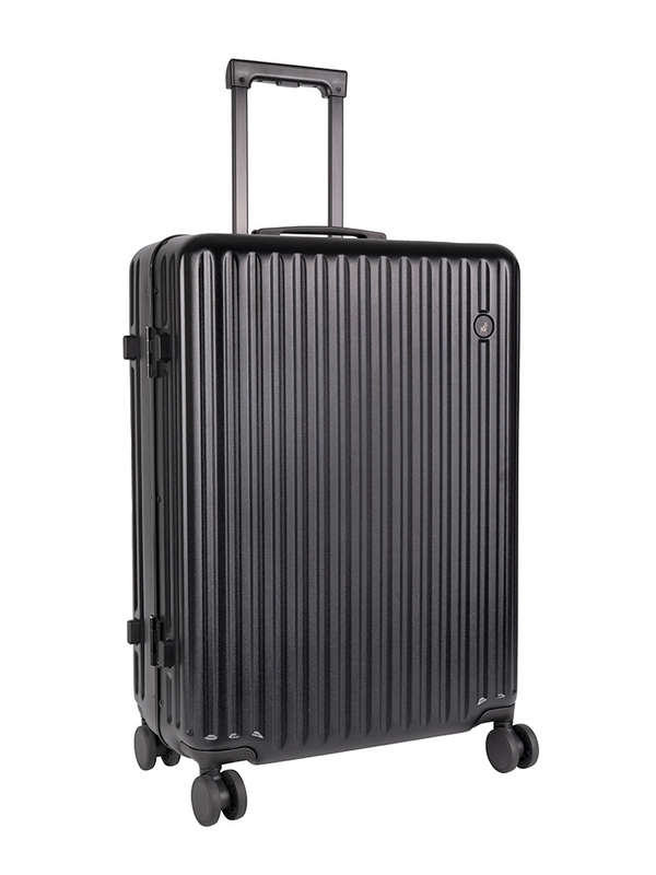 Polo Knox Medium 4 Wheel Trolley Case-BLACK