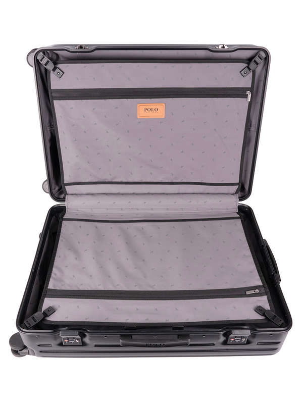 Polo Knox Medium 4 Wheel Trolley Case-BLACK
