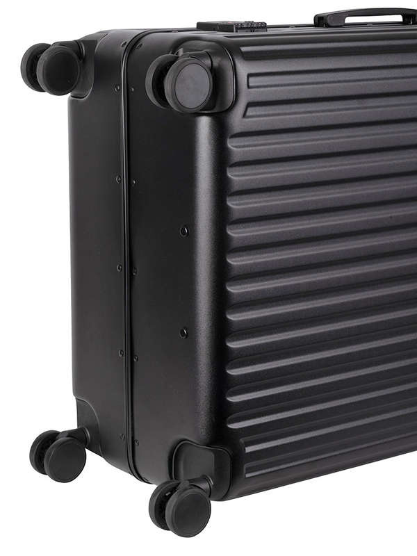 Polo Knox Medium 4 Wheel Trolley Case-BLACK