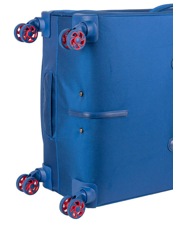 Voyager Synergy Large 4 Wheel Trolley Case-NAVY