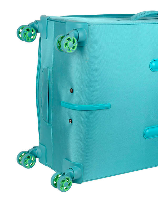 Voyager Synergy Medium 4 Wheel Trolley Case-TEAL