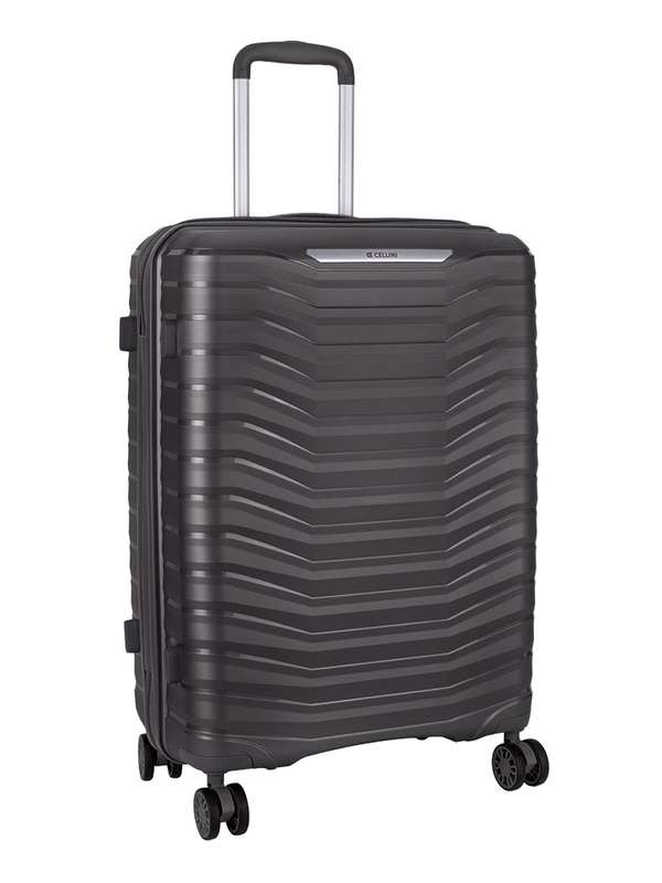 Cellini Aerotech Medium 4 Wheel Trolley Case-BLACK