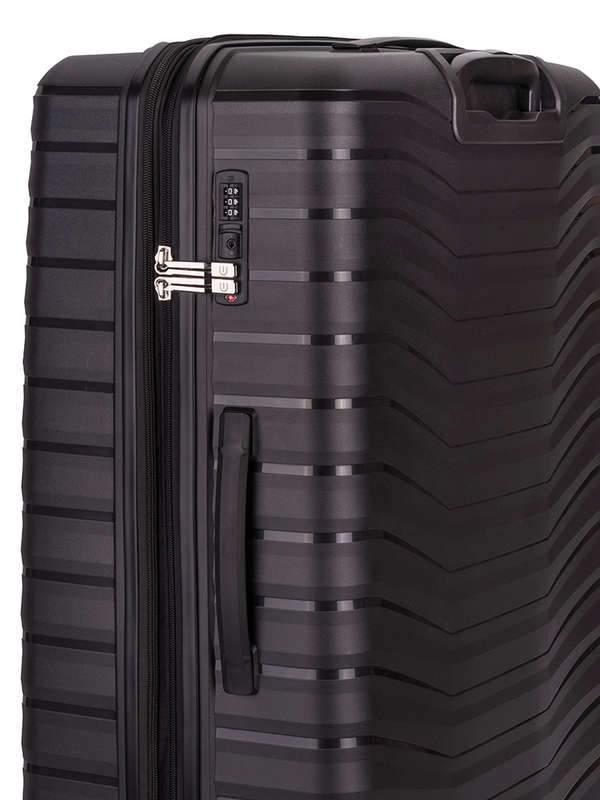 Cellini Aerotech Medium 4 Wheel Trolley Case-BLACK