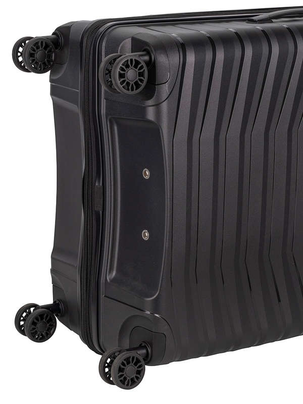 Cellini Aerotech Medium 4 Wheel Trolley Case-BLACK