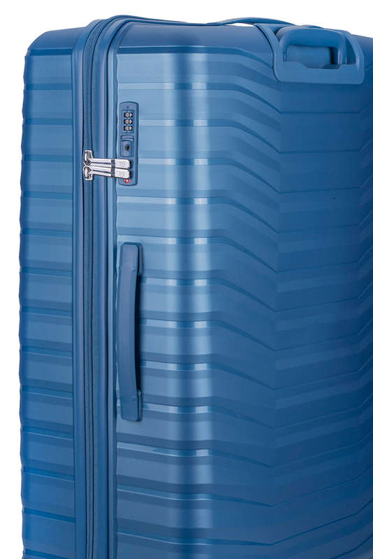 Cellini Aerotech Medium 4 Wheel Trolley Case-BLUE