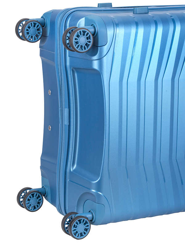 Cellini Aerotech Medium 4 Wheel Trolley Case-BLUE