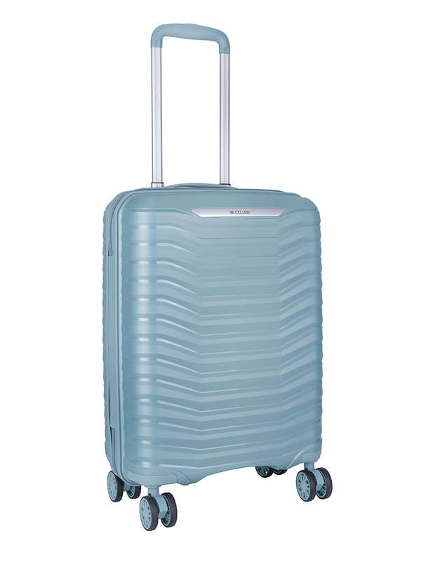 Cellini Aerotech 55cm 4 Wheel Trolley Carry On-GREEN