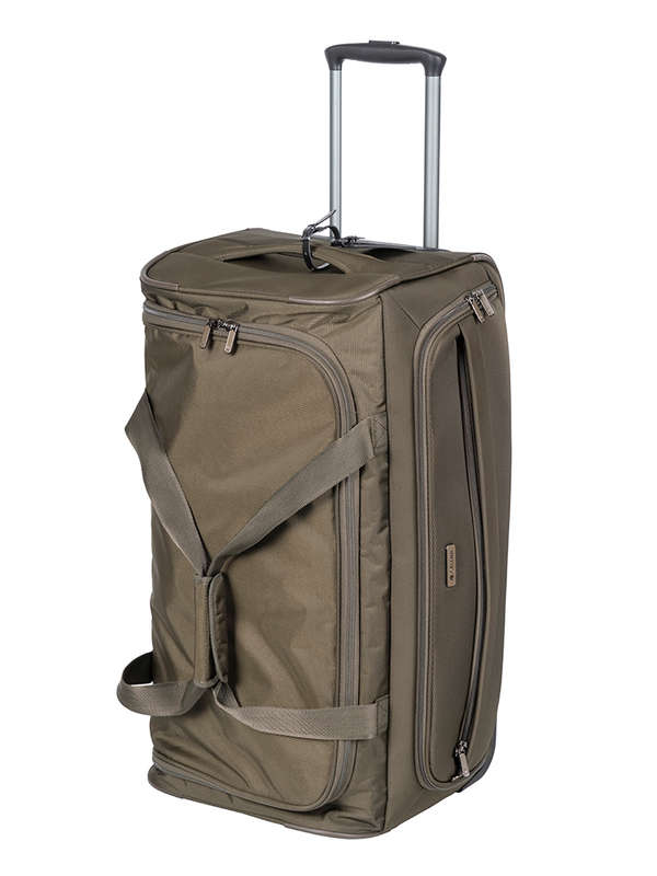 Cellini Microlite S Medium 2-Wheel Trolley Duffel-BROWN