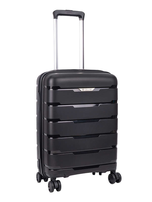 Cellini Rapido 4 Wheel Carry On Trolley-BLACK