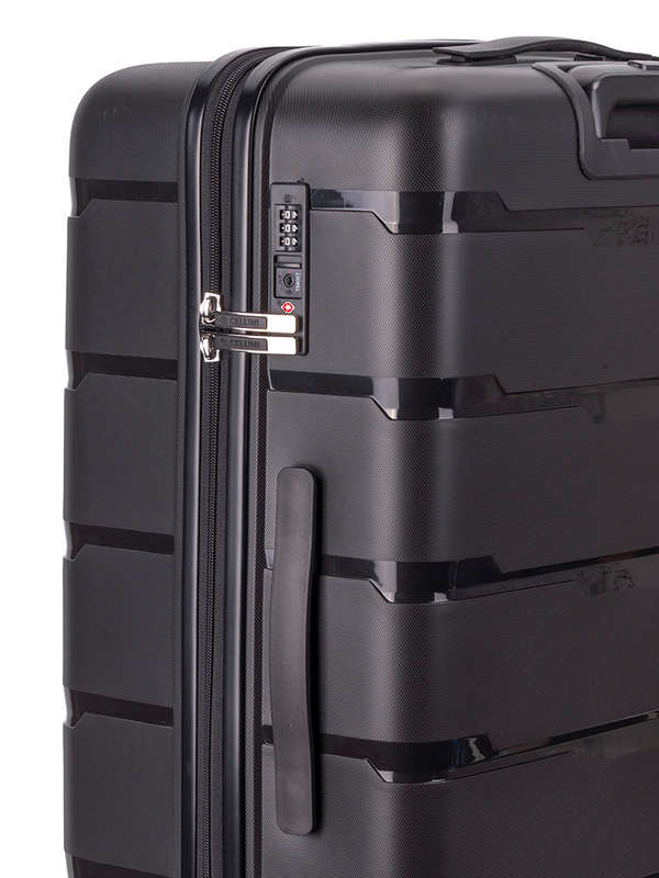 Cellini Rapido Large 4 Wheel Trolley-BLACK