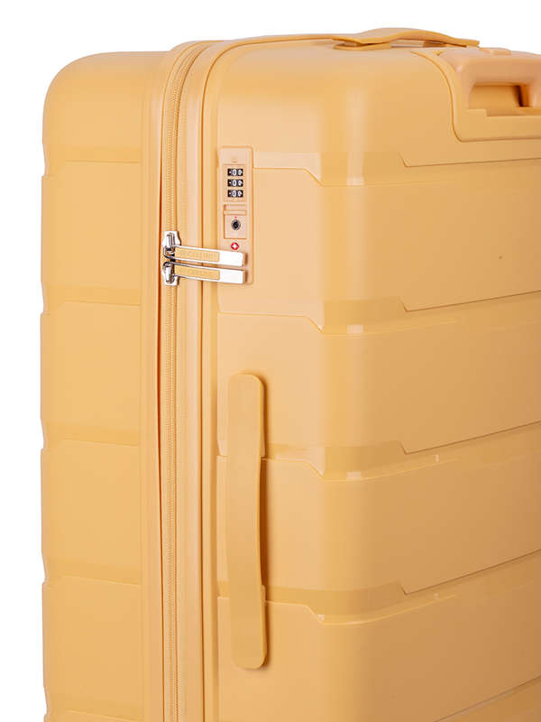 Cellini Rapido Large 4 Wheel Trolley-YELLOW