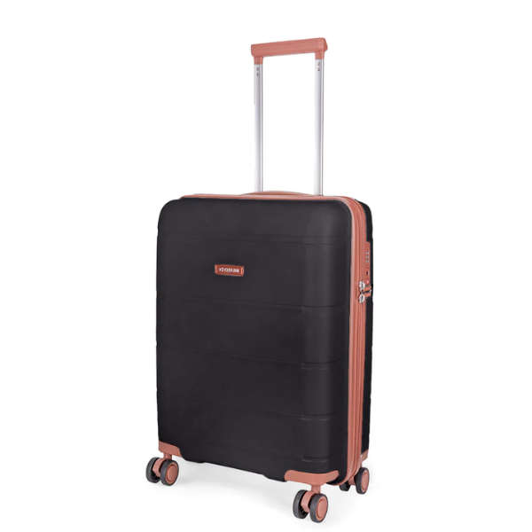 Cellini Monte Carlo Carry On 4 Wheel Trolley Case - Black