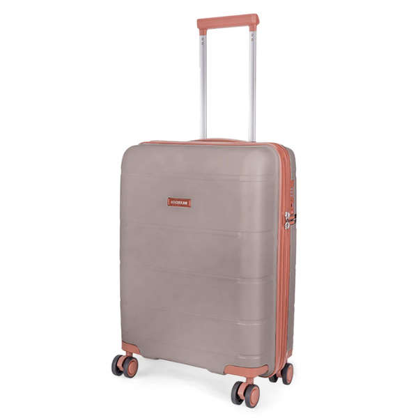 Cellini Monte Carlo Carry On 4 Wheel Trolley Case - Mink