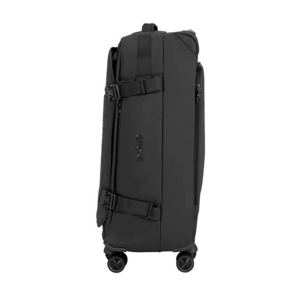 Byond Xplorer Water-Resistant 4 Wheel Trolley Duffel Bag Set BLACK