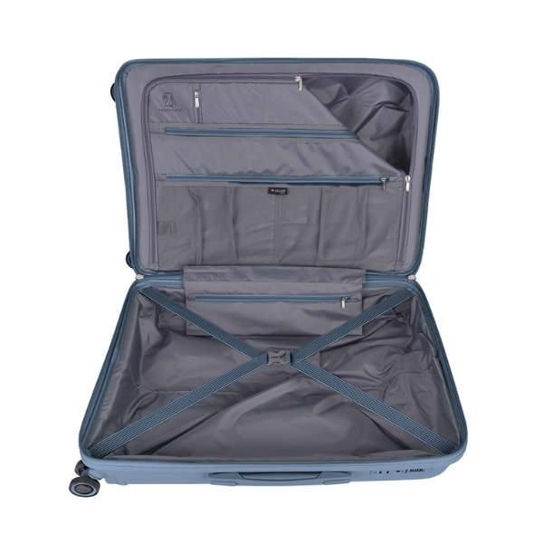 Cellini Cruze 64cm Medium 4 Wheel Trolley Case - Navy