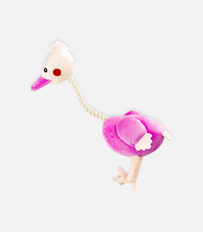 Ostrich Plush Dog Toy | Whimsical & Durable Soft Toy for Dogs of All Sizes