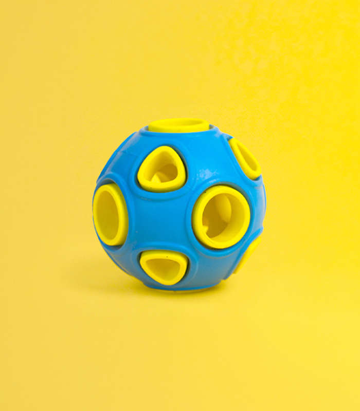 Whirlball+ Rubber Dog Toy | Reinforced Chew Toy with Squeaker