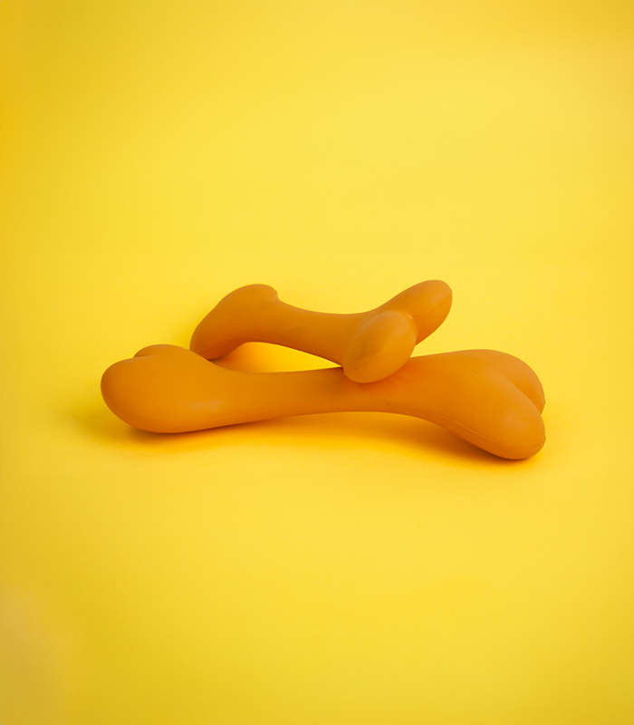 Bone Rubber Dog Toy | Classic Chew & Play Durable Pet Toy