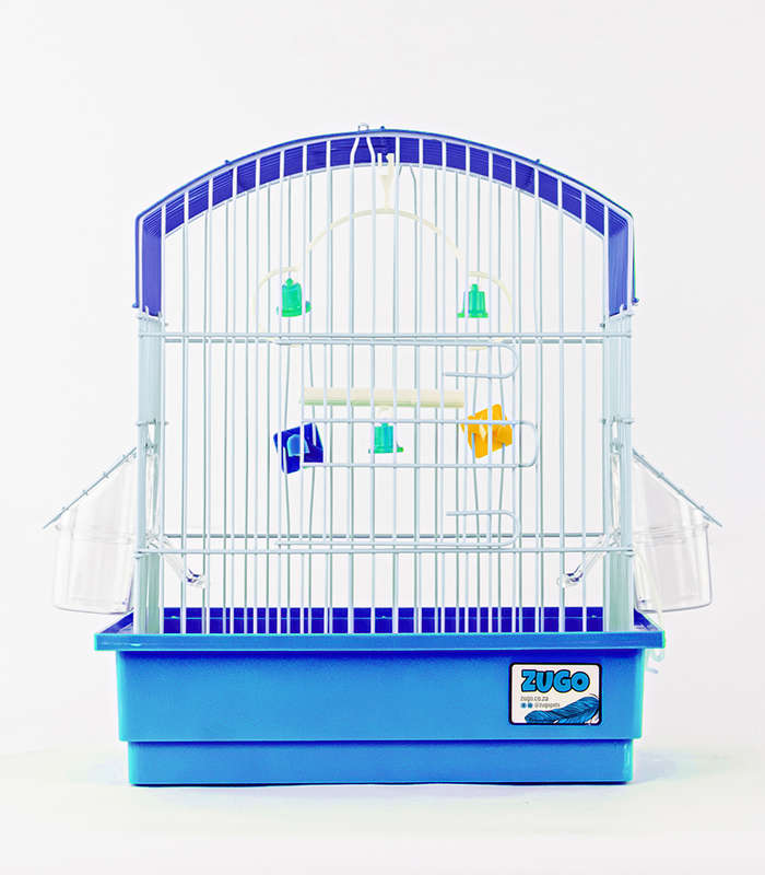 Aviary Bird Cage 1 - 27.5x19.5x32.5 - Blue