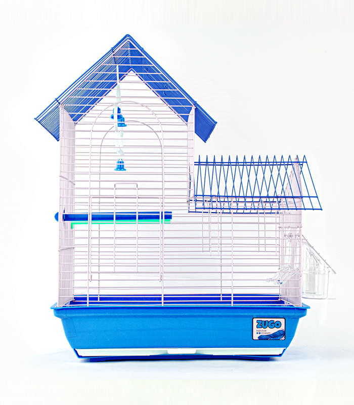 Aviary Bird Cage 4 - 37x28x46 - Blue