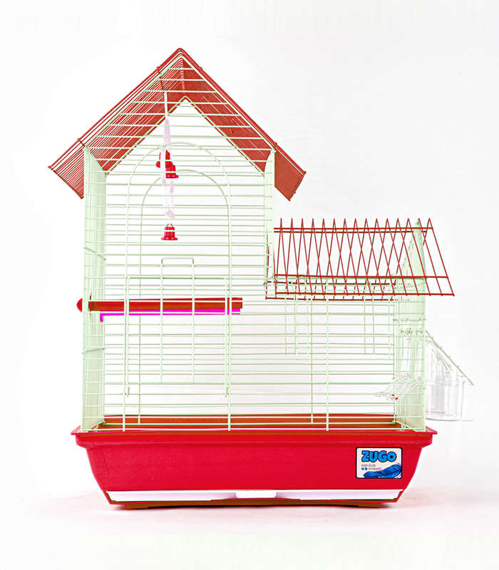 Aviary Bird Cage 4 - 37x28x46 - Red