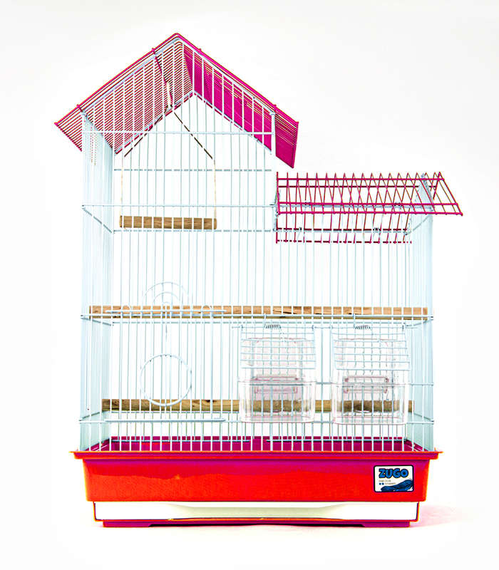 Aviary Bird Cage 5 - 42x30x55 - Red