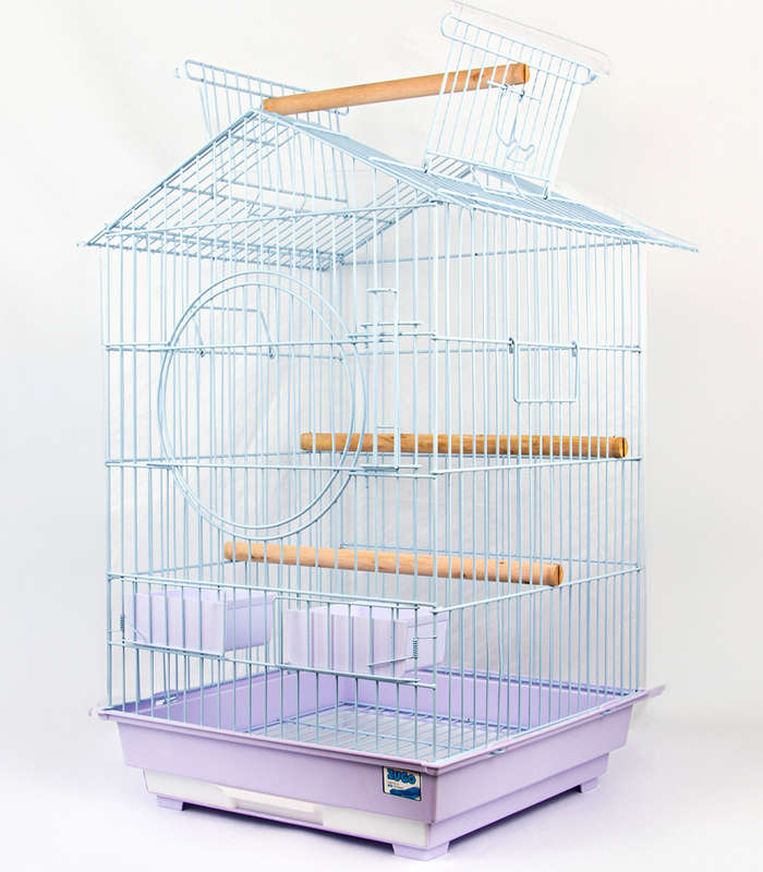 Aviary Bird Cage 8 - 47x47x85 - White