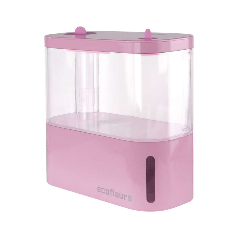 Pico EcoFlaura Fish Tank  Baby Pink | Modern Compact Acrylic Aquarium with LED & Filtration