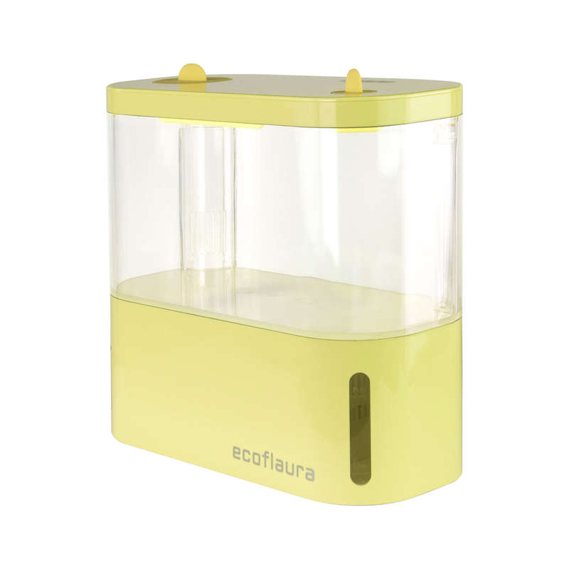 Pico EcoFlaura Fish Tank  Pastel Yellow | Compact LED Acrylic Aquarium with Advanced Filtration