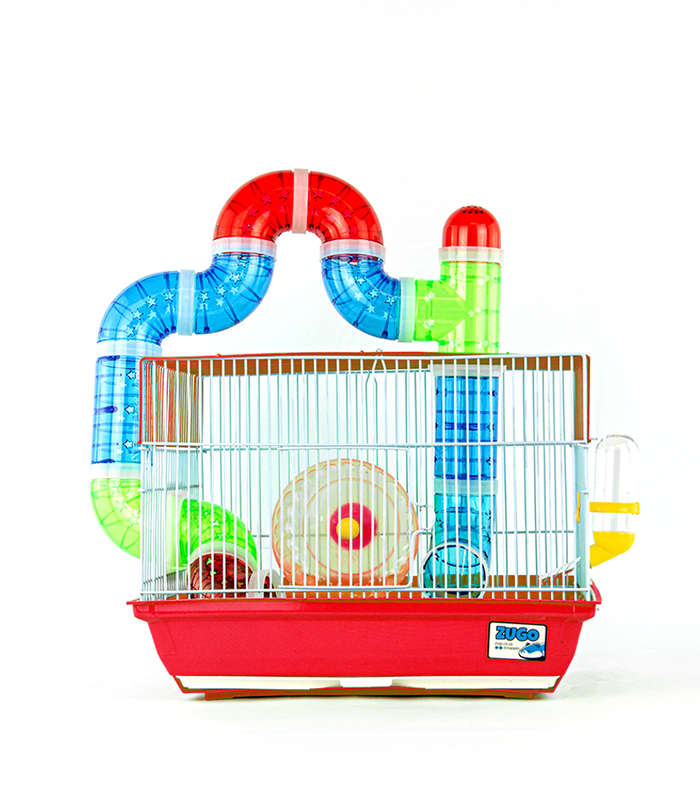Hamster Cage 2 - 37x28x27.5 - Red