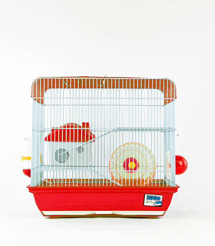 Guinea Pig Cage 4 - 37x28x35 - Red